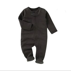 Organic Cotton Footed Baby Sleepers NB to 24 Months 5 Colors